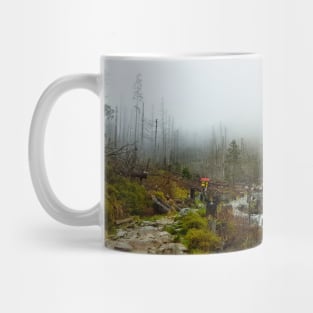 A Foggy Hike Mug